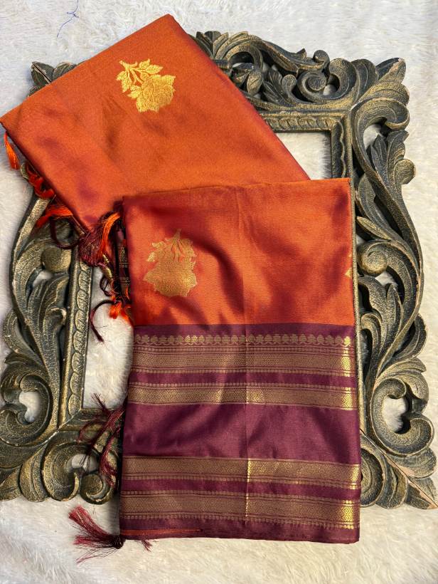 Premium Contemperory Weave Softsilk Banarasi Saree