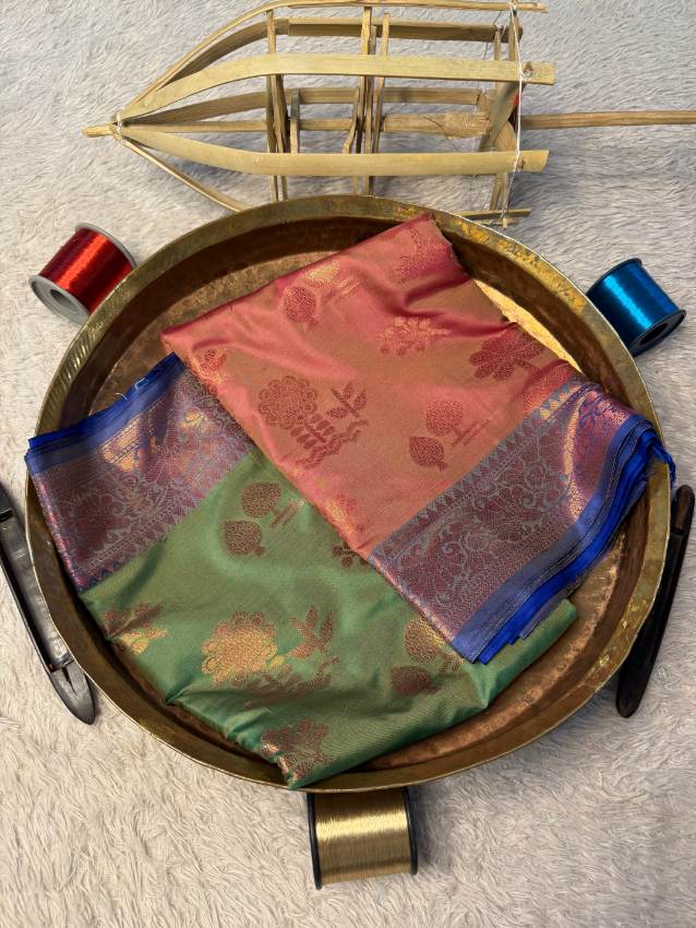 Latest Softsilk Exclusive Banarasi Saree