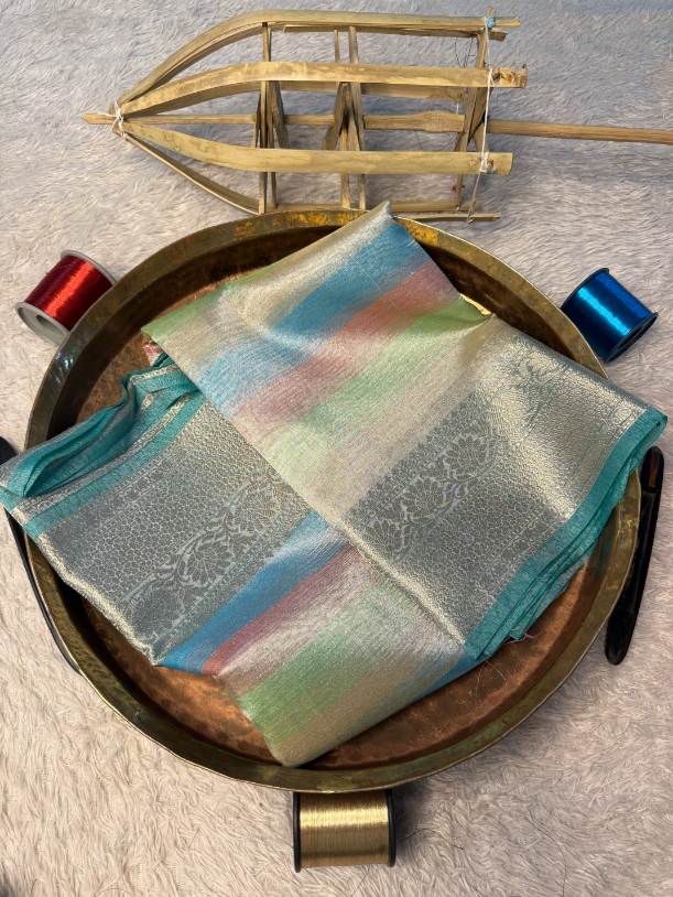 Eccentric zari weave Softsilk Banarasi Saree
