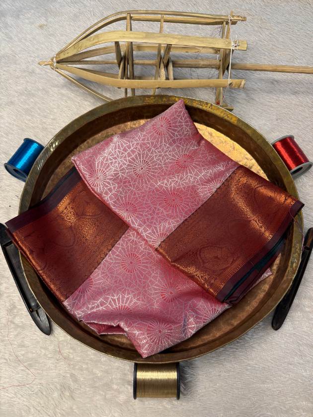 Eccentric zari weave Softsilk Banarasi Saree