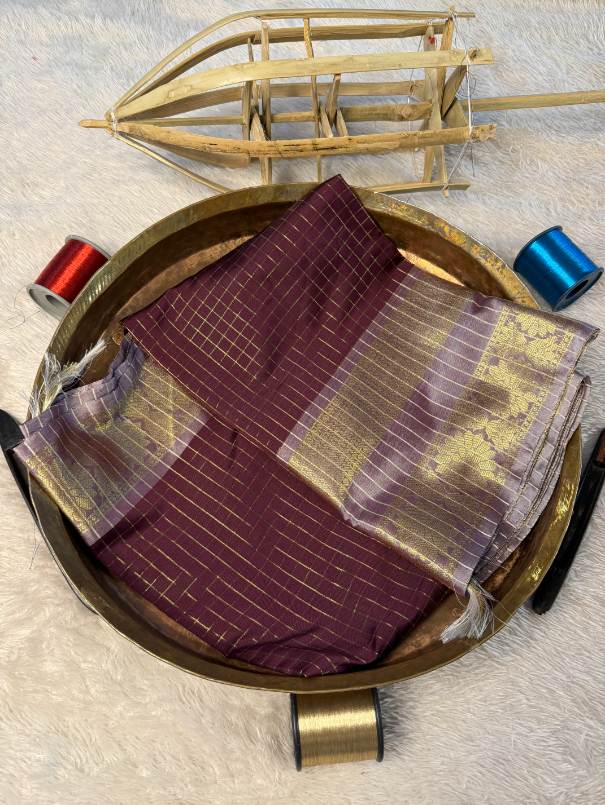Eccentric zari weave Softsilk Banarasi Saree