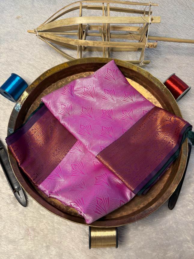 Latest Softsilk Exclusive Banarasi Saree