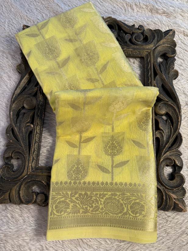 Premium Contemperory Weave Softsilk Banarasi Saree