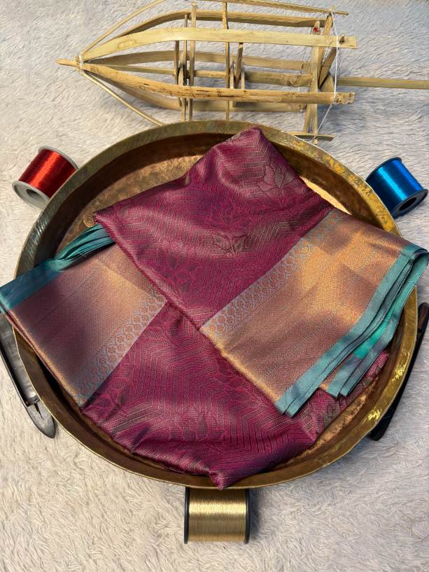 Latest Softsilk Exclusive Banarasi Saree