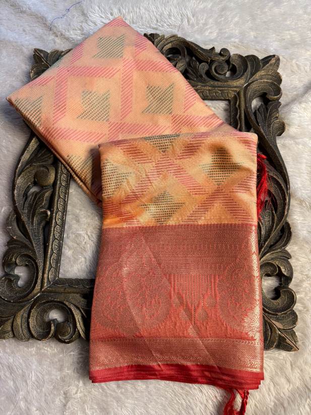 Premium Contemperory Weave Softsilk Banarasi Saree