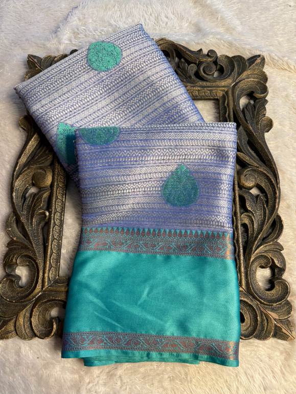 Premium Contemperory Weave Softsilk Banarasi Saree