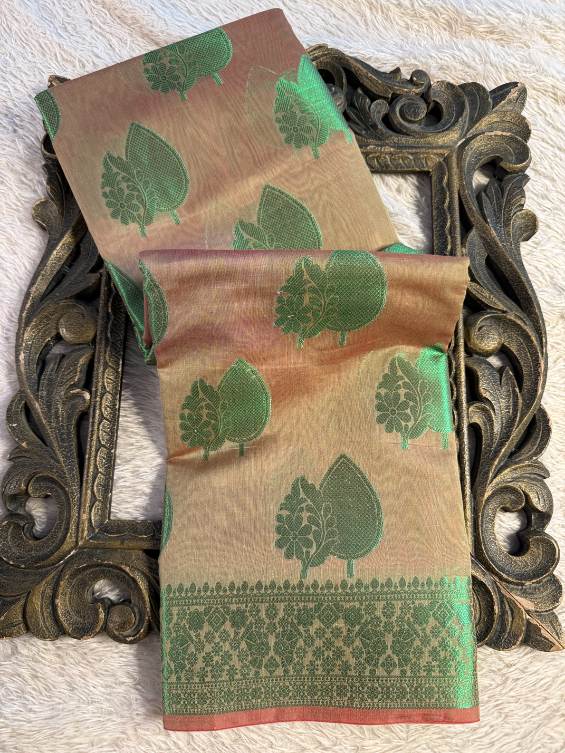 Eccentric zari weave Softsilk Banarasi Saree