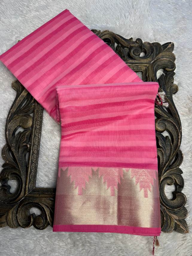 Eccentric zari weave Softsilk Banarasi Saree