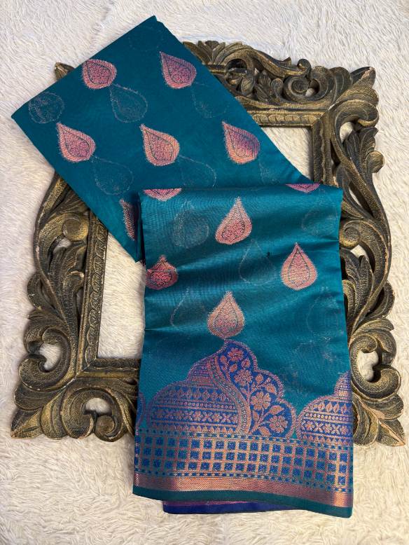 Latest Softsilk Exclusive Banarasi Saree