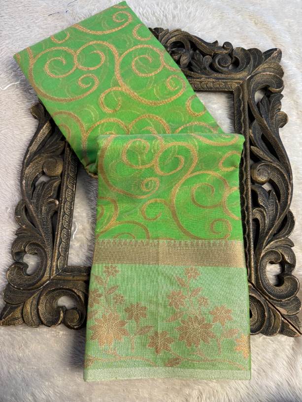 Latest Softsilk Exclusive Banarasi Saree
