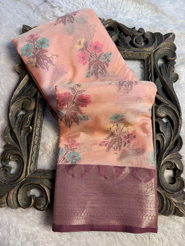 Premium Contemperory Weave Softsilk Banarasi Saree