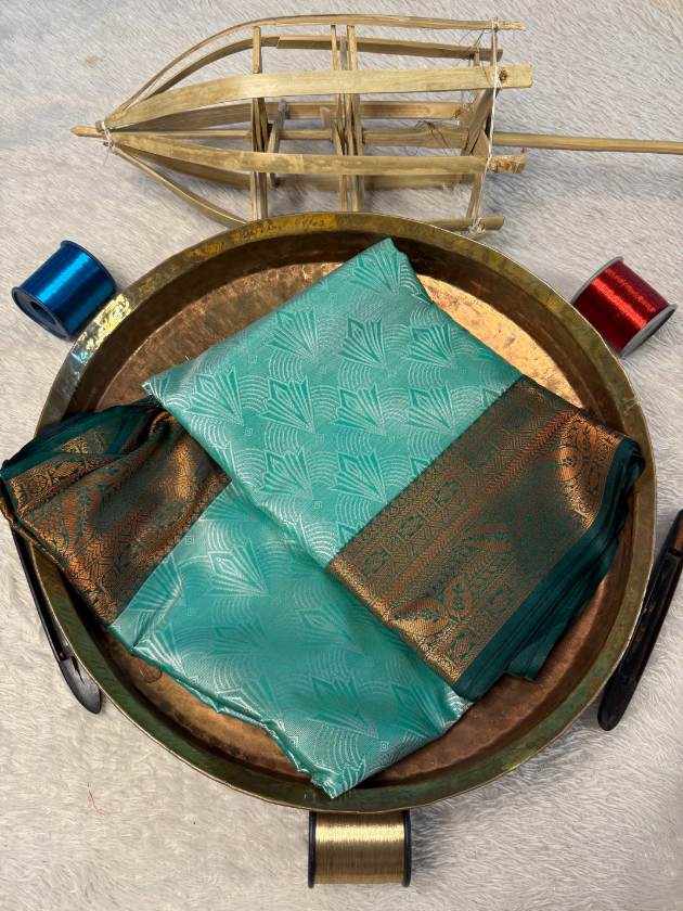 Eccentric zari weave Softsilk Banarasi Saree