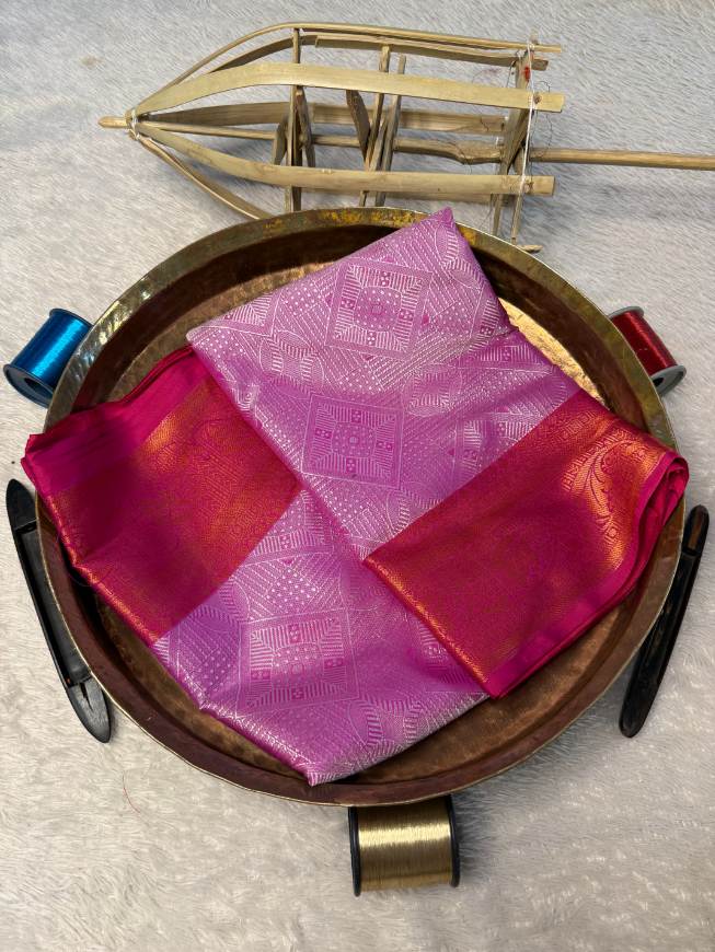 Latest Softsilk Exclusive Banarasi Saree