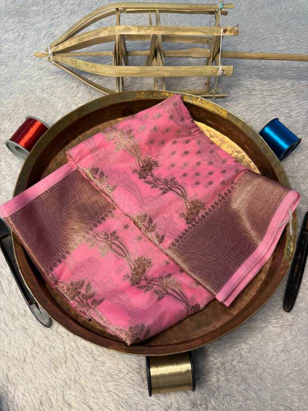 Premium Contemperory Weave Softsilk Banarasi Saree