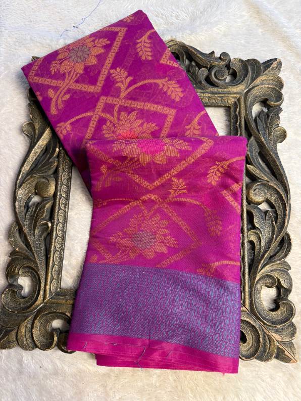 Premium Contemperory Weave Softsilk Banarasi Saree