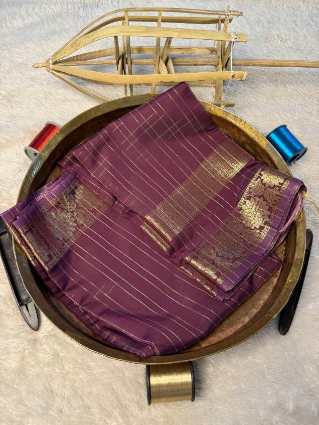 Eccentric zari weave Softsilk Banarasi Saree