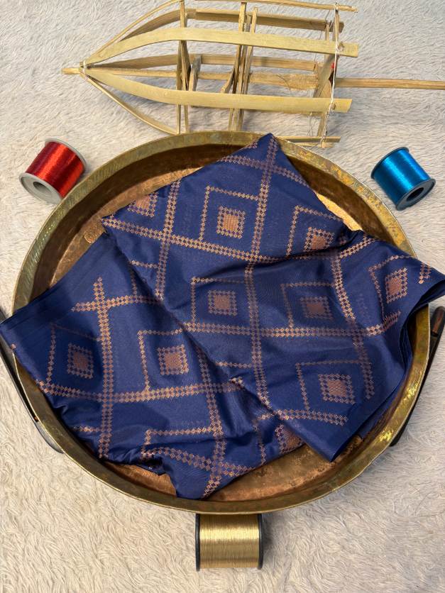 Eccentric zari weave Softsilk Banarasi Saree