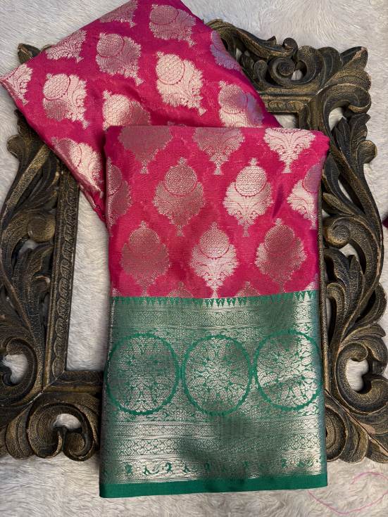 Latest Softsilk Exclusive Banarasi Saree