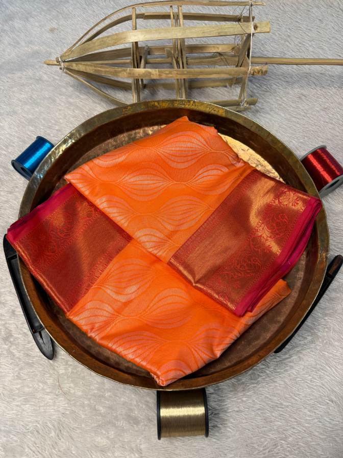 Premium Contemperory Weave Softsilk Banarasi Saree