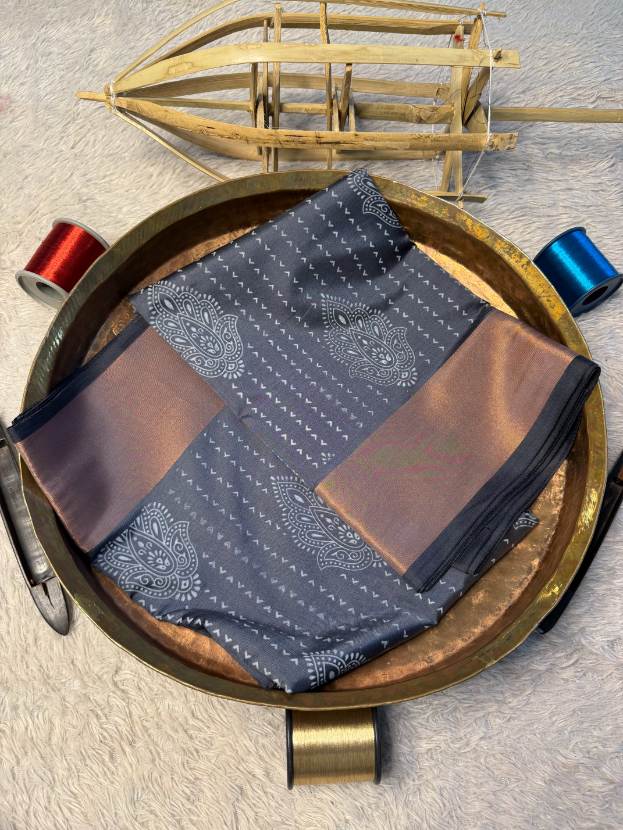 Eccentric zari weave Softsilk Banarasi Saree