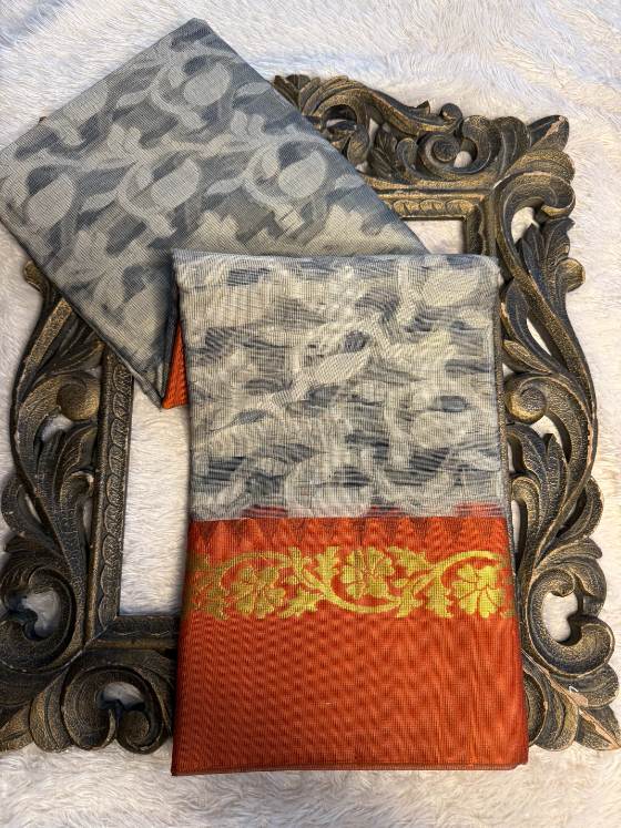 Eccentric zari weave Softsilk Banarasi Saree