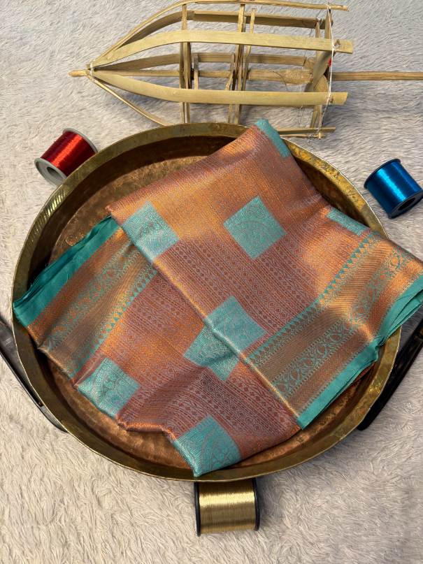 Eccentric zari weave Softsilk Banarasi Saree