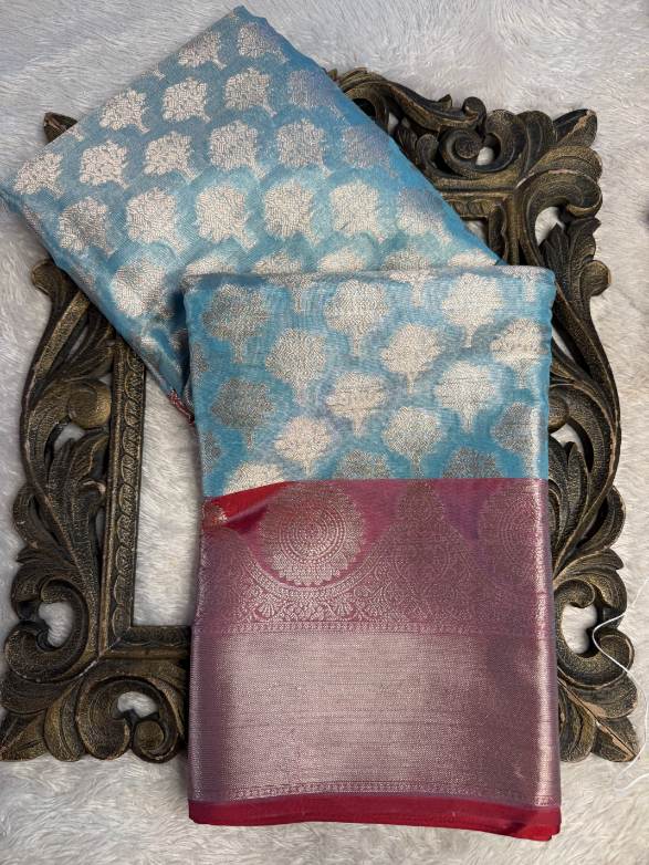 Latest Softsilk Exclusive Banarasi Saree