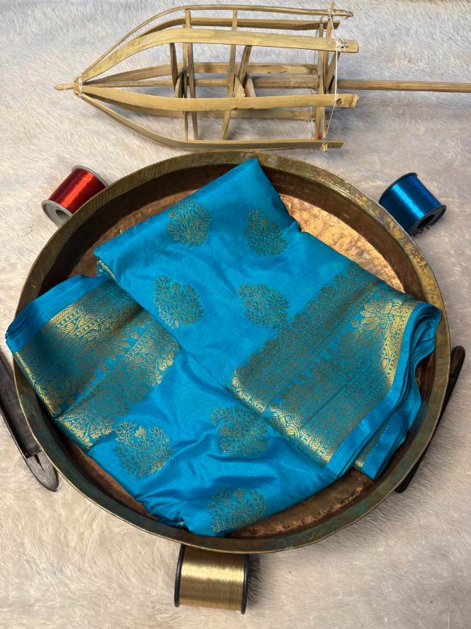 Premium Contemperory Weave Softsilk Banarasi Saree