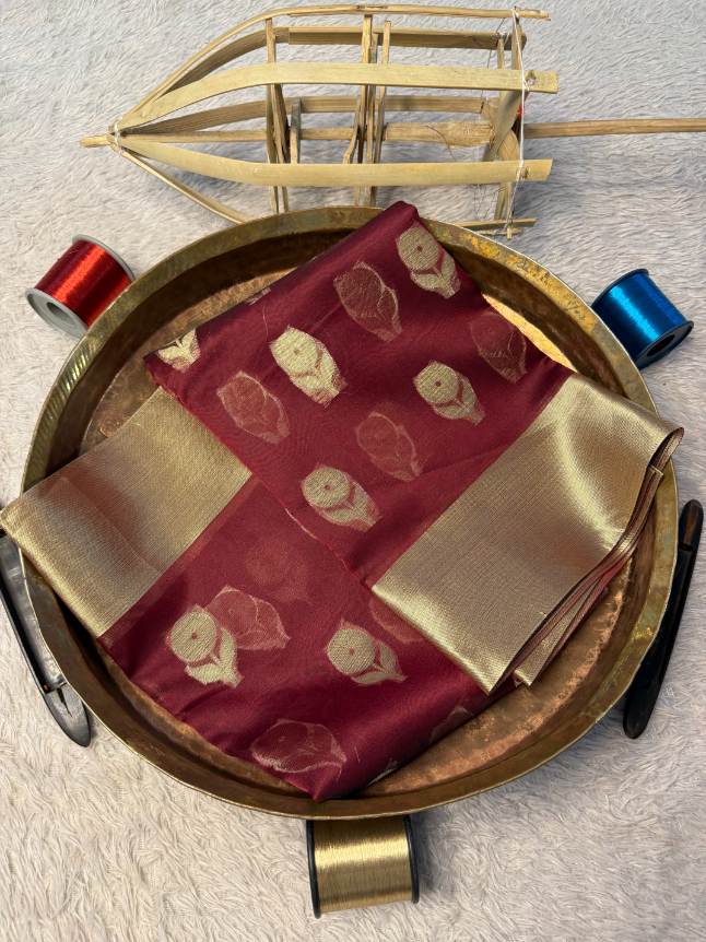 Premium Contemperory Weave Softsilk Banarasi Saree