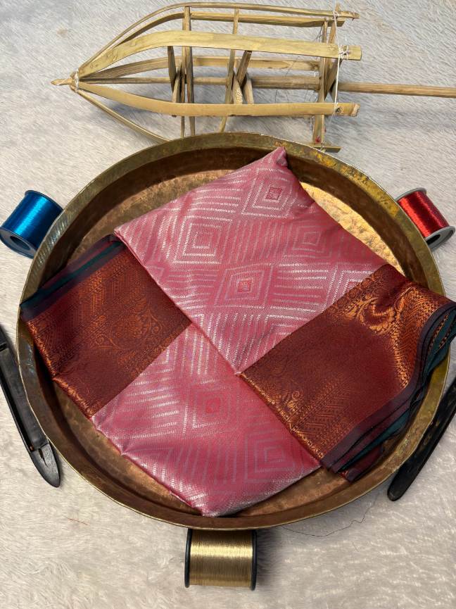 Premium Contemperory Weave Softsilk Banarasi Saree