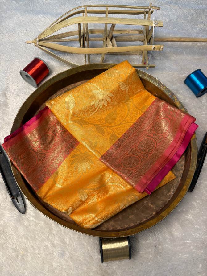 Latest Softsilk Exclusive Banarasi Saree