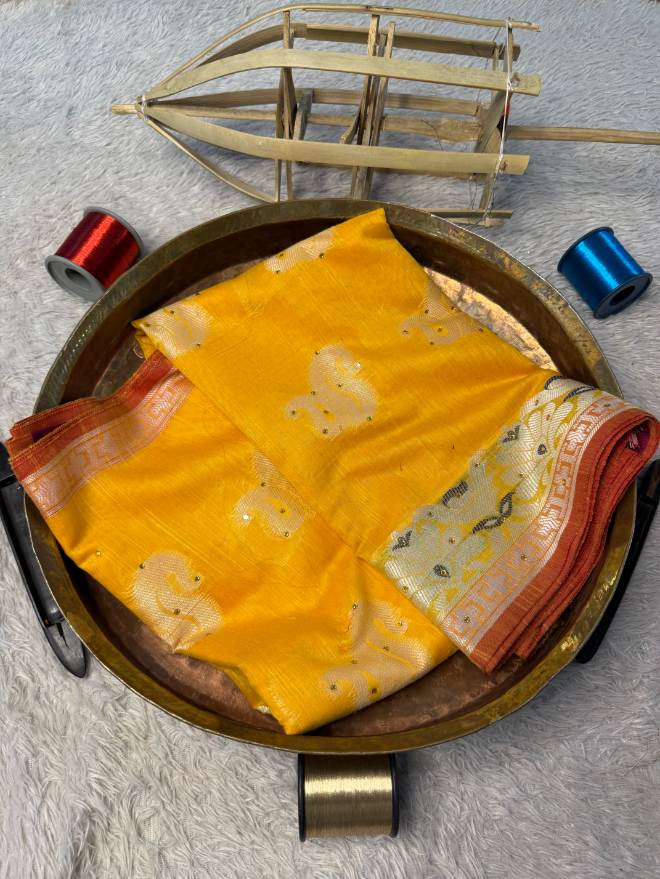 Latest Softsilk Exclusive Banarasi Saree
