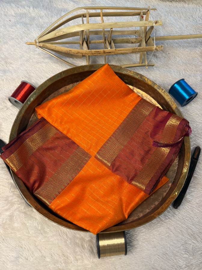 Premium Contemperory Weave Softsilk Banarasi Saree