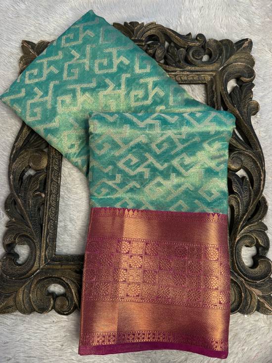 Eccentric zari weave Softsilk Banarasi Saree