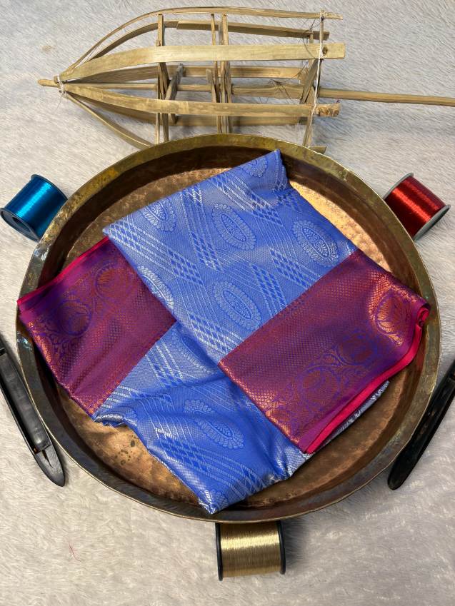 Premium Contemperory Weave Softsilk Banarasi Saree