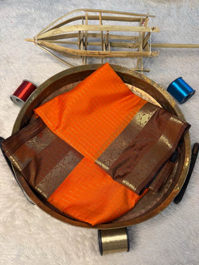 Premium Contemperory Weave Softsilk Banarasi Saree