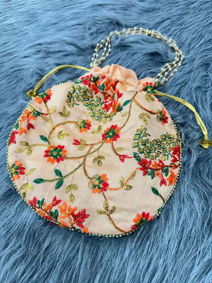 Embroidered Women's Potli Bags