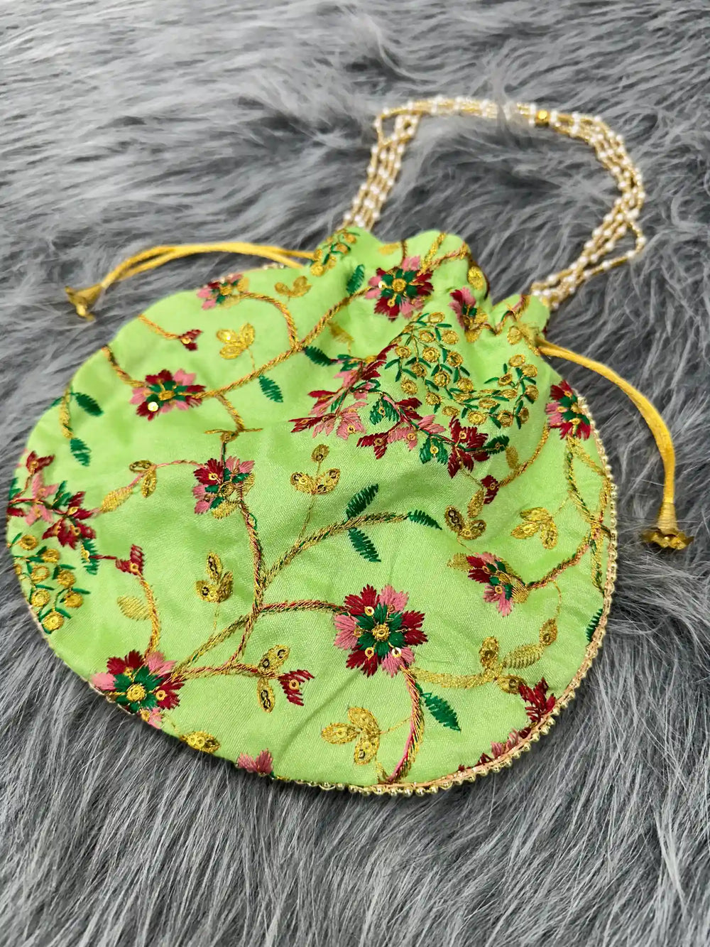 Embroidered Women's Potli Bags