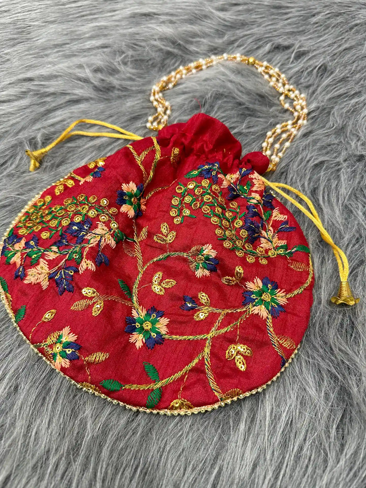 Embroidered Women's Potli Bags