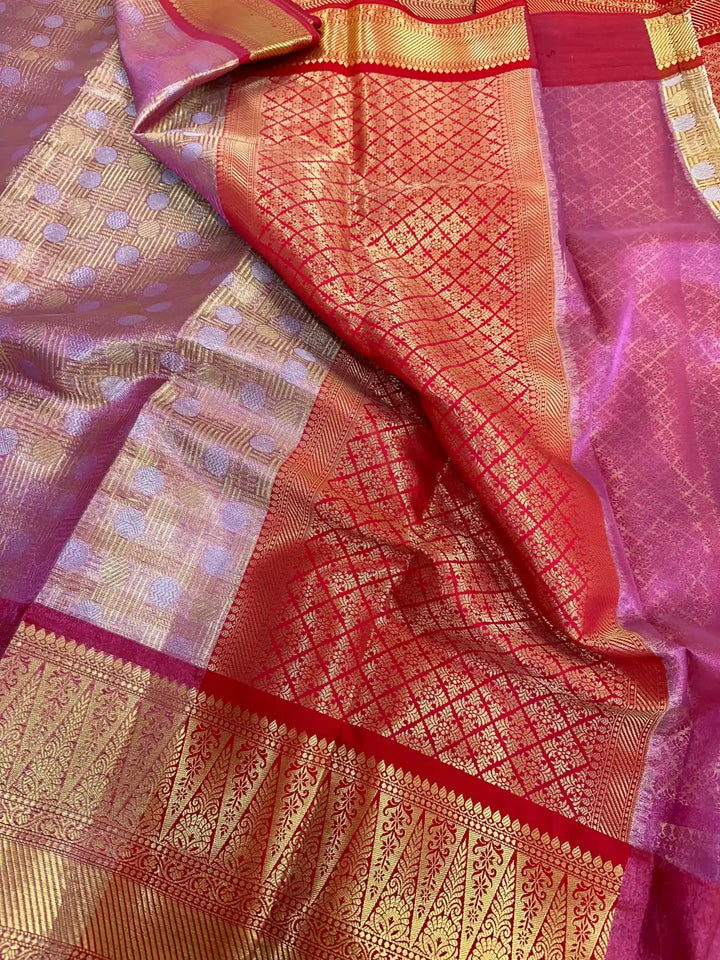 Exclusive Kathan Tissue Silk Brocade Weave Banarasi Saree