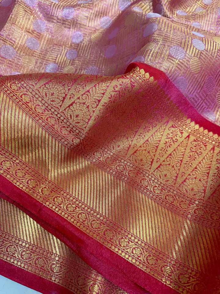 Exclusive Kathan Tissue Silk Brocade Weave Banarasi Saree