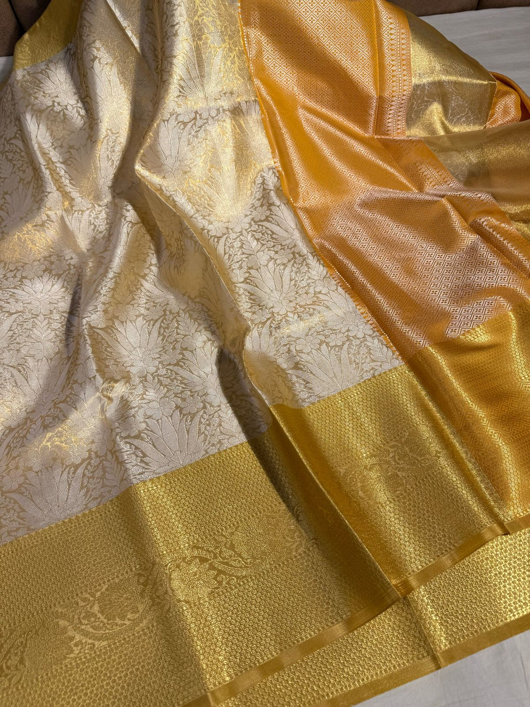 Eye Soothing Tissue Silk Banarasi Saree
