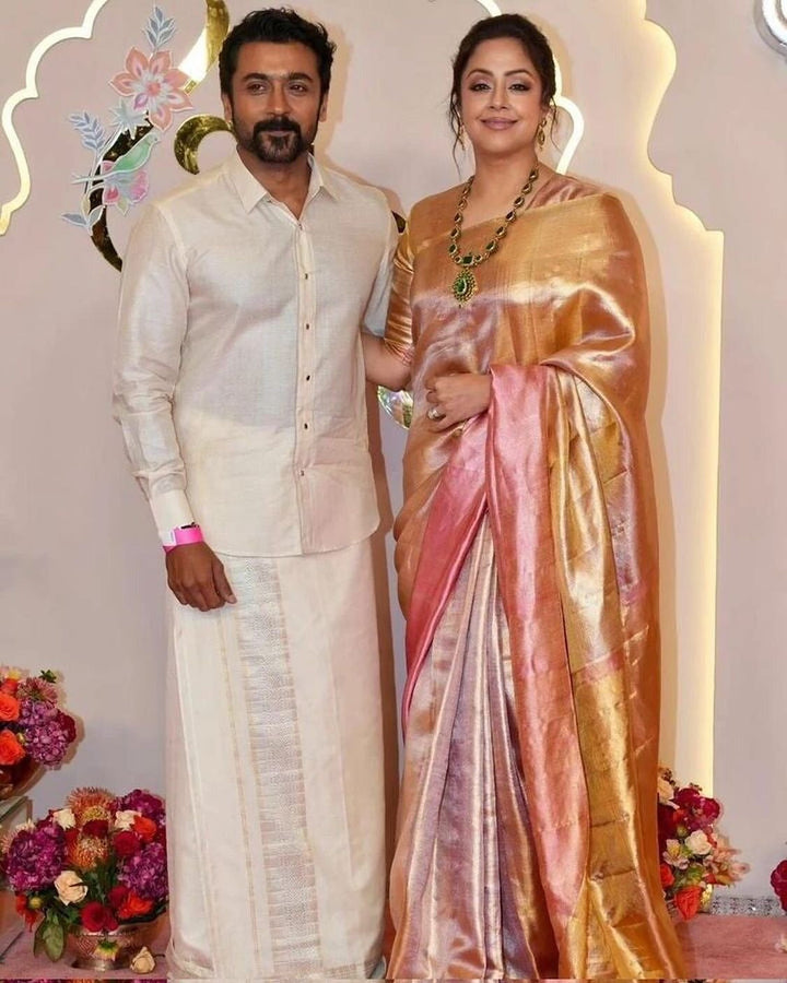 Jyothika Ma’am Inspired Kanjivaram Tissue Saree