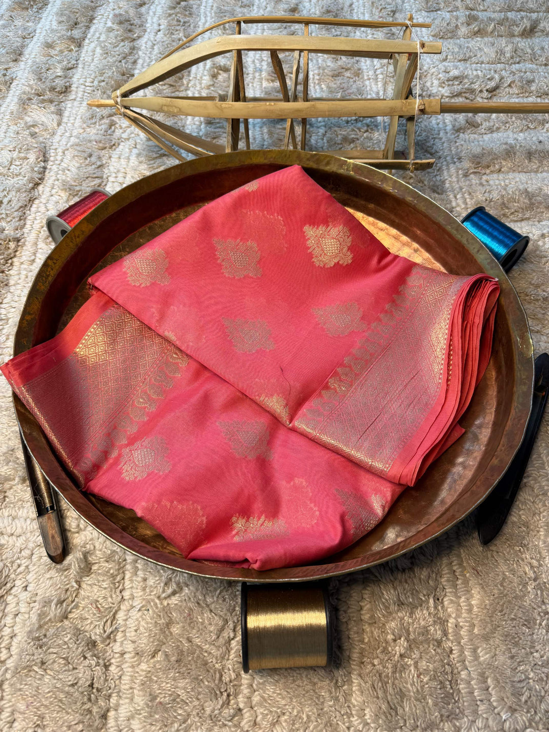 Eccentric Zari Weave Softsilk Banarasi Saree