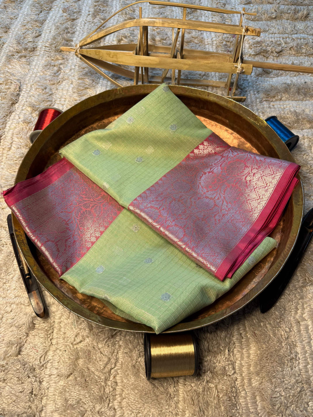 Eccentric Zari Weave Softsilk Banarasi Saree