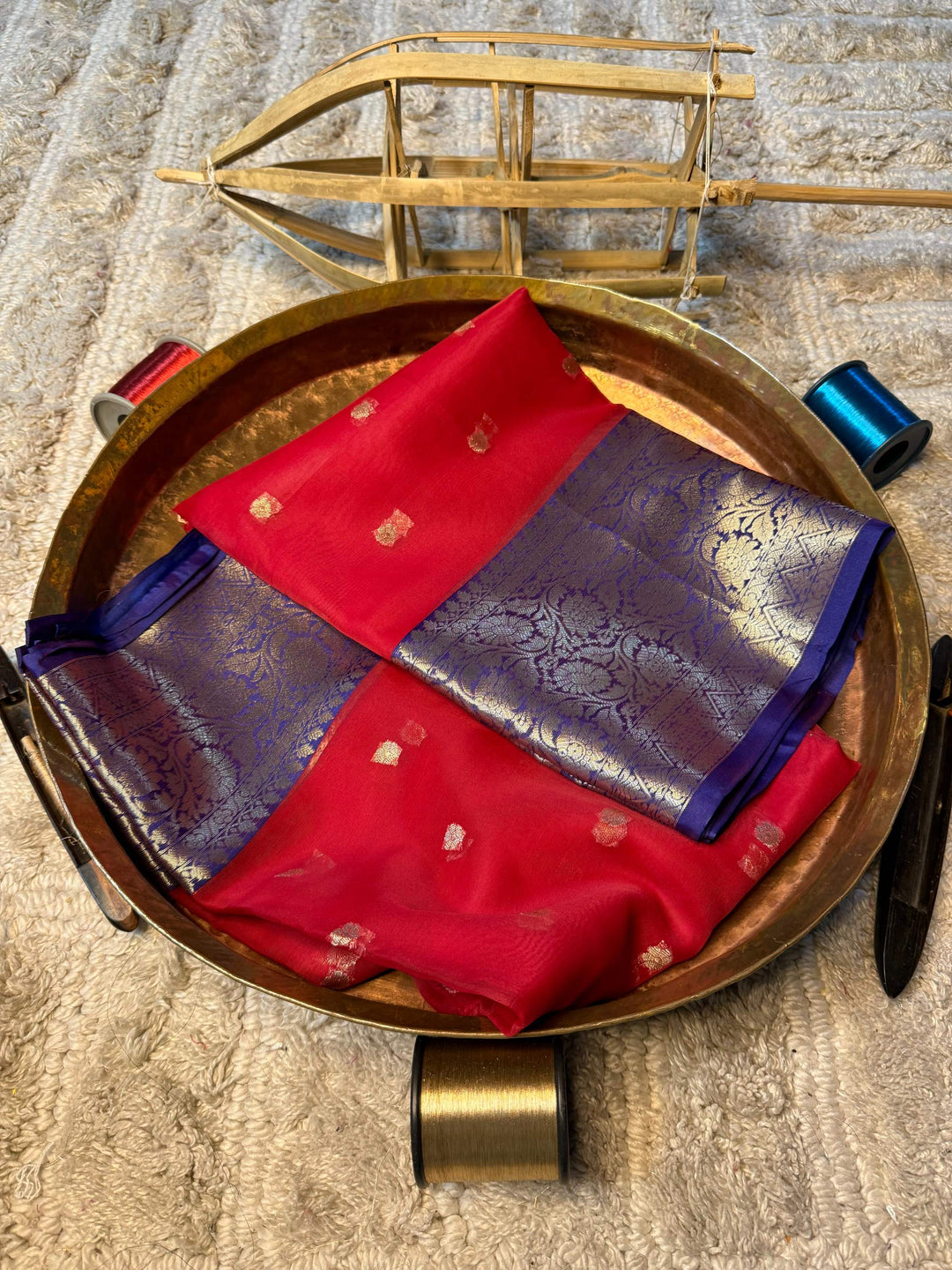 Eccentric Zari Weave Softsilk Banarasi Saree