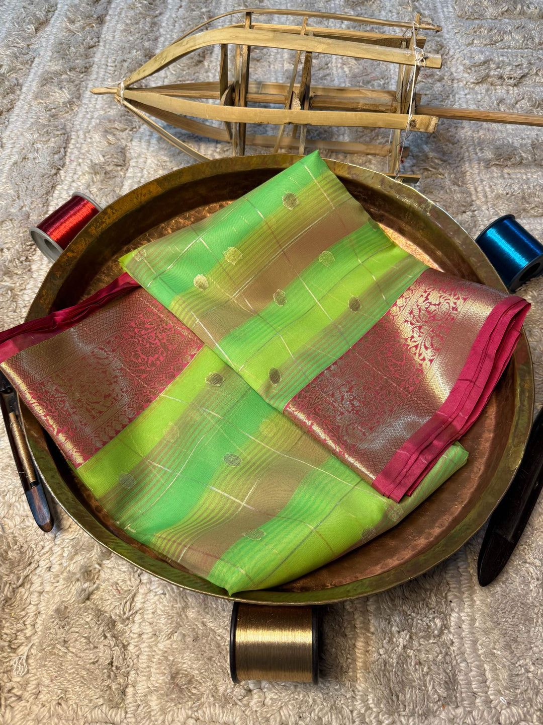Eccentric Zari Weave Softsilk Banarasi Saree
