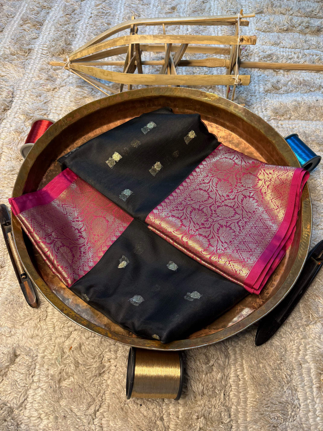 Eccentric Zari Weave Softsilk Banarasi Saree
