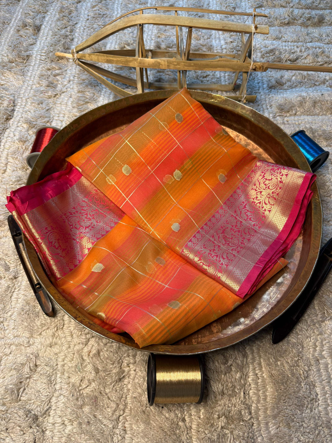 Eccentric Zari Weave Softsilk Banarasi Saree