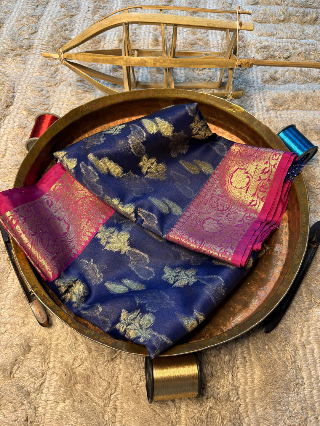 Eccentric Zari Weave Softsilk Banarasi Saree